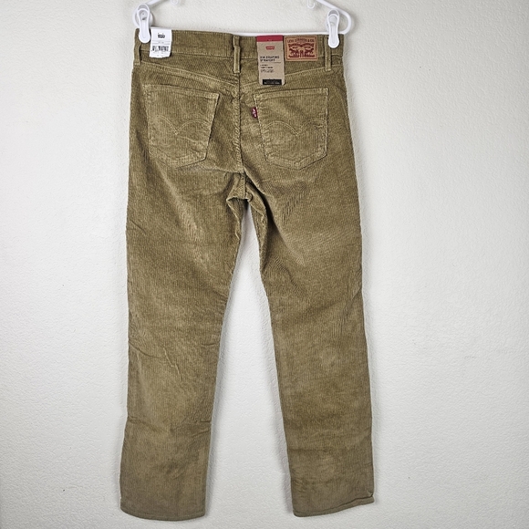 Levi's Light Tan Corduroy Straight Leg Pants - Picture 4 of 13